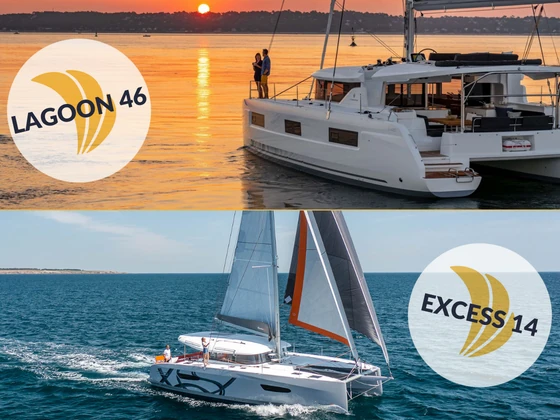 Présentation des catamarans LAGOON 46 et EXCESS 14