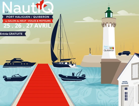 Affiche du NautiQ de Quiberon, du 25 au 27 avril